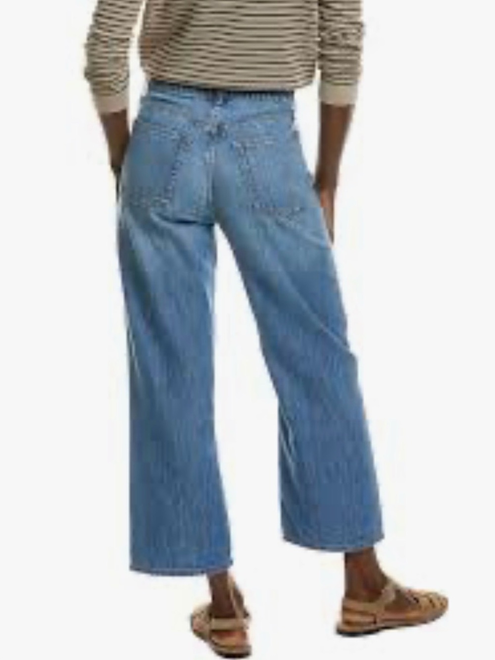 rag & bone
The Lori High-Rise Wide Leg Crop Jeans | color woburn | NWT - Picture 3 of 3